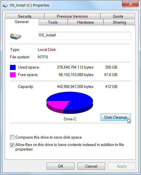 Disk Cleanup